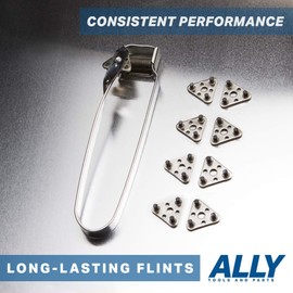Ally Tools Triple Flint Striker with 9 Rotatable Triple Flints - Long Lasting Triple Flints Perfect as a Welding Striker, Flint Lighter, Torch Striker, Spark Lighter, Striker Lighter, and Striker
