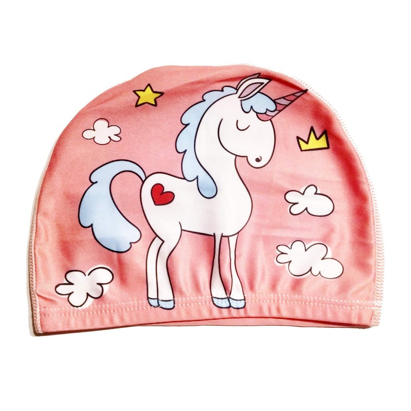Set of 2 Magical Swimming Caps for Girls (Age: 2-4