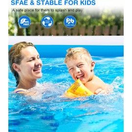 Alberca Inflable Grandes Piscinas Rectangular 205x150x50cm Color Azul