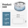 3L/0.8 Gallon No Spill Water Bowl for Dogs, Double-Wall Stainless