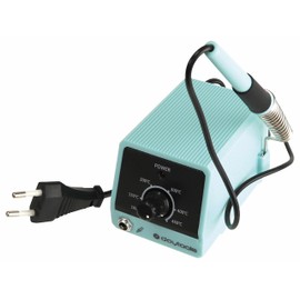 DAYTOOLS Mini Soldering Station LS-928, Compact Soldering Station with Continuous Temperature Control (100-450 °C) and Fine Soldering Iron, Ideal for Precise Soldering of SMD Components, Easy to Transport Thanks to