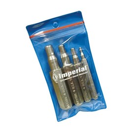 Imperial Tool 193SSP Swage Punch Set, Swaging for 1/4", 3/8", 1/2", and 5/8"
