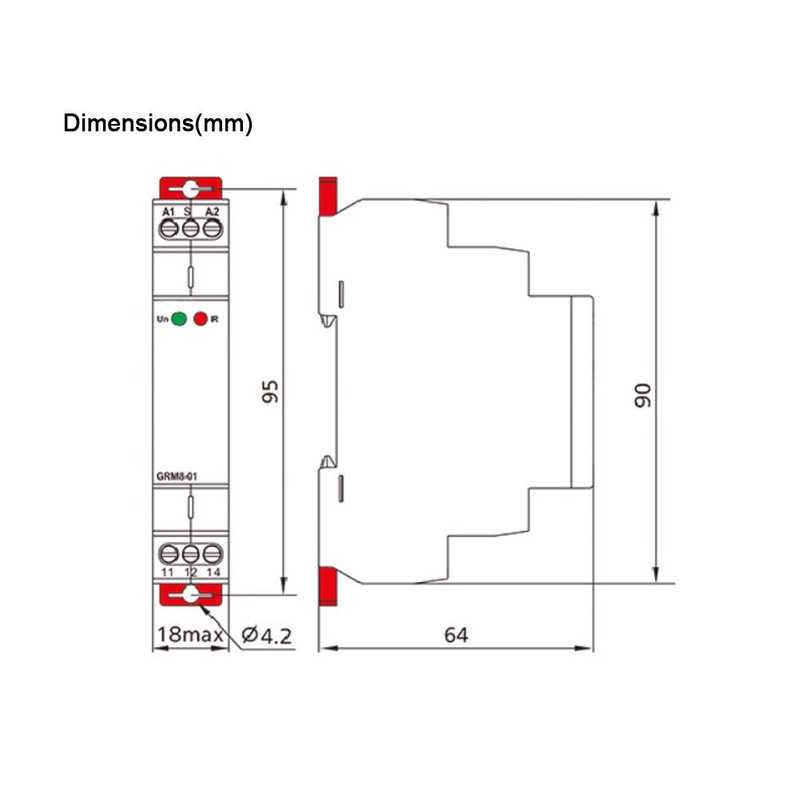 Impulse Relay, GRM8-01 Electronic Impulse Relay, Current Surge Relay, Storage