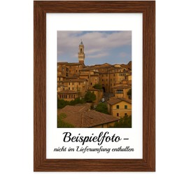 Abio Picture Frame, Photo Frame, Poster Frame for Photos, Pictures, Posters, Rustic, Vintage, Boho Retro (MDF Wood, Brown, 40 x 50 cm)