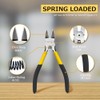 Wire Cutters6.5 inch, 2 Pack, Flush Cutters,BOOSDEN Spring Loaded Cutting