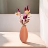 Artificial Flower Vase Unbreakable 20cm Modern Home Decor Boho Corrugation