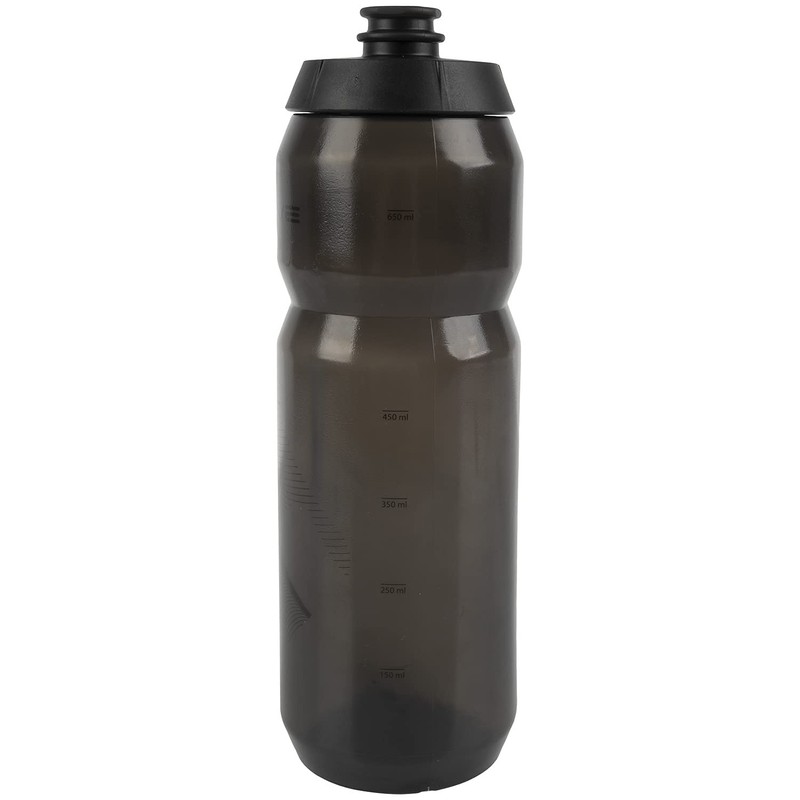M-Wave Unisex - Adult PBO 750 Water Bottle, Clear Black,