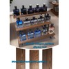 JOSENART Wooden Cologne Organizer Stand Display Riser Stand Tiered Perfume