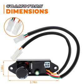 GoaMotors TJ113-2009-1 Generator Ignition Ignitor Module Upgraded BR7ES Spark Plug Compatible with Predator Compatible with Harbor Freight 3500 Inverter Generator