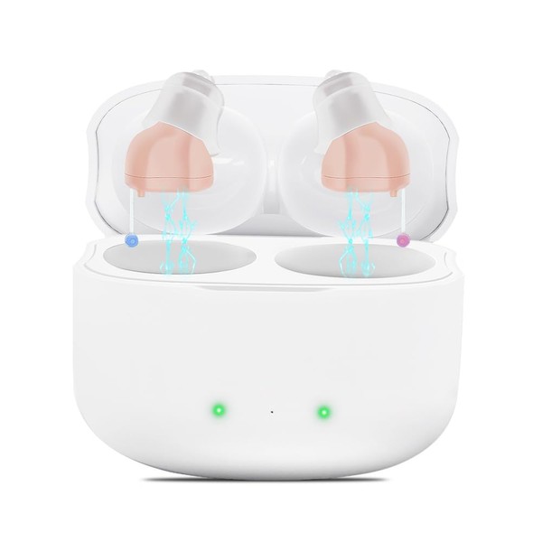 Rechargeable True Hearing Aids for Seniors Not Amplifiers Hearing Loss