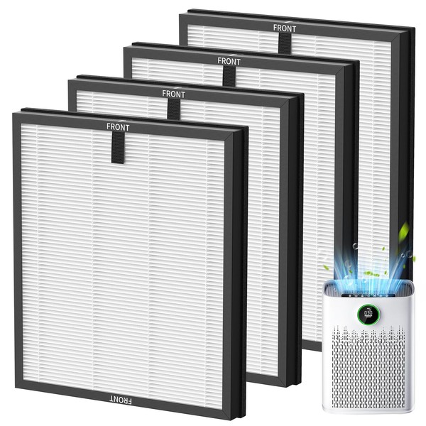 4-Pack HAP603 Replacement Filter Compatible With ECOSELF HAP603 & HAP603WF