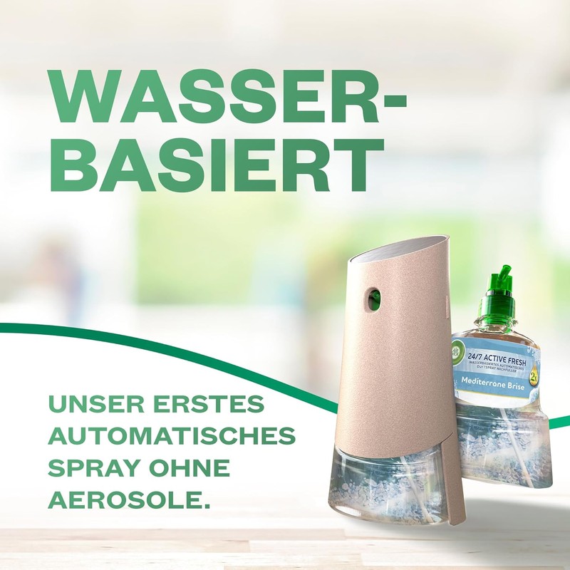 Air Wick Active Fresh – Aeorosolfreier, automatischer Lufterfrischer – Raumduft