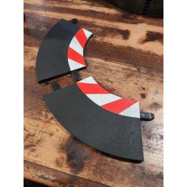 Carrera Slot Car 1/32 Outside Shoulder Track For 1/60 Curve Pair 124435 New