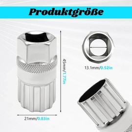 Baooery Bicycle Freewheel Remover, Sprocket Puller Accessories Tool Cassette Puller Sprocket Puller Bicycle Sprocket Puller Bicycle Cassette Tool for 6/7/8/9/10/11 Rotary Flywheel