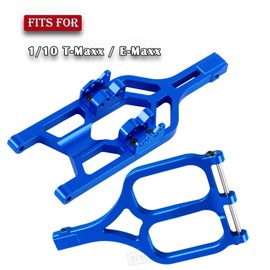 RCMYou RC Suspension Arms Upgrades Part for 1/10 T-Maxx/E-Maxx,Aluminum Front Rear A Arms A-Arms Hops up,#5131R/#5132R,Navy Blue