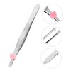 FOMIYES Stainless Steel Eyebrow Tweezers Set 24pcs Arrow Pattern Heart