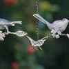 Bird Feeder Dish Vintage Hanging Heart Garden Accessory Gift Idea