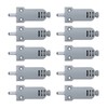 10Pcs Cabinet Door Buffer Heavy‑Duty Adjustable Damping Bumper Reinforced Silencer