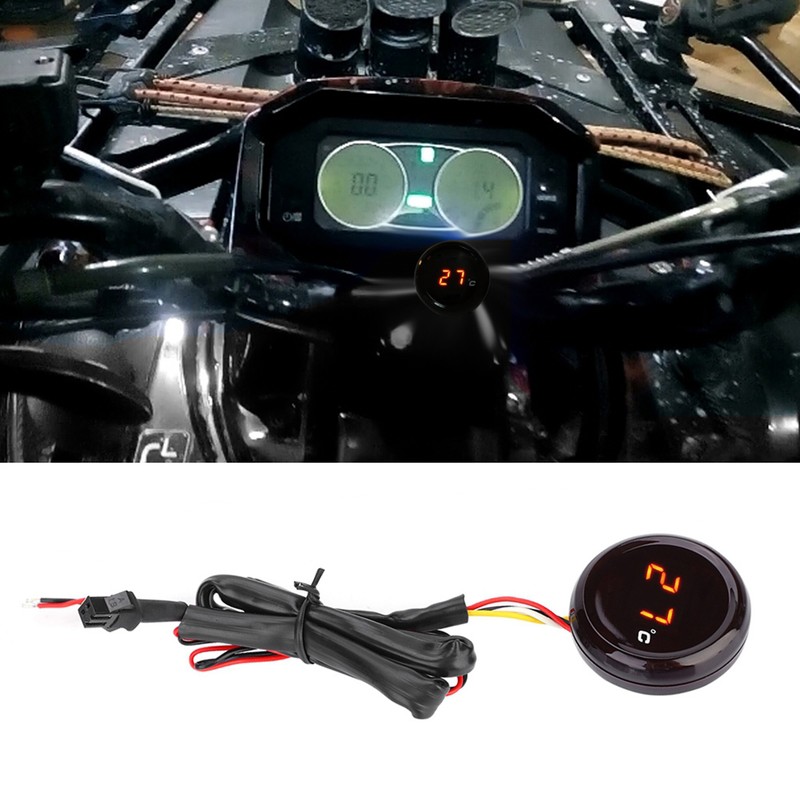 Digital Thermometer Water Temperature Meter Gauge for Honda / Kawasaki