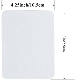 AXEN 12PCS Iron on Repair Patches, 100% Cotton Fabirc Mending Patches for Clothing, Pants, Dress, Shirts, Coats, Jeans and More, Beige