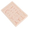 Suture Practice Pad Reusable Silicone Sature Training Skin Pad with
