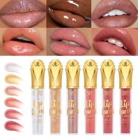 USHAS Lip Gloss,Lip Glow Oil, Shiny Smooth Soft Liquid Lip Glosses Lip Stain, High-Shine Finish, Moisturizing For Girls And Women Makeup (S3, Pack of 1)
