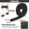 Weploda Energy Chain, Cable Drag Chain, Black Nylon Cable Drag