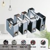MroMax 1Pc Keyed Different Padlock, 60mm Wide Iron Padlock with