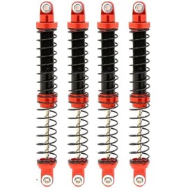 Wenpzeray 4pcs Shock Absorber Set, 1/10 RC Crawler Car Dual-Stage Shock for Axial SCX10 90046 AXI231017 Traxxas TRX-4 D90 (120mm)