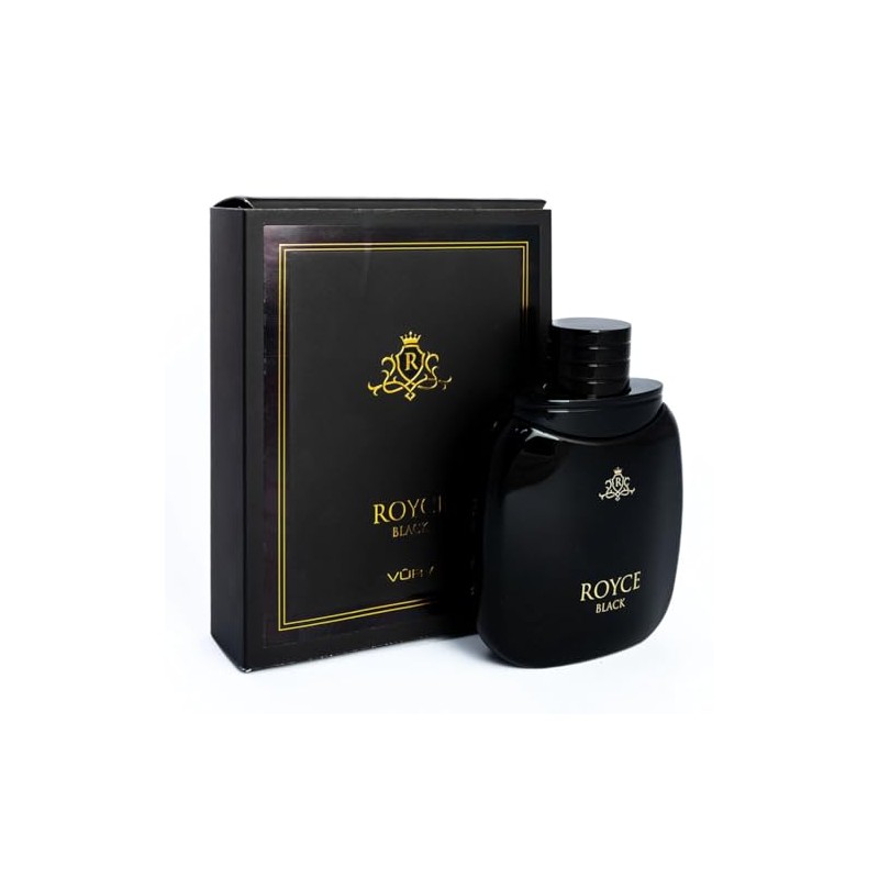 Vurv Royce Black Eau de Parfum Spray for Men, 3.4