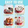 Tasty Mini Rapid Egg Cooker, 5-Egg Capacity for Perfect Hard