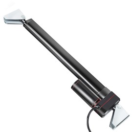 KM-LINEARTECH 24 Inch 600mm 225lbs/1000N 0.6"/sec High Speed 12V Linear Actuator IP65 Waterproof Linear Motion Actuator with Mounting Brackets