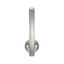 Hickory Hardware Transitional P2145-SN-5B American Diner Collection Wall Hangers - 5 Pack Wall Hook 7/8 Inch Center to Center - Durable Zinc Material Satin Nickel Finish - Wall Mount Hooks for Hanging