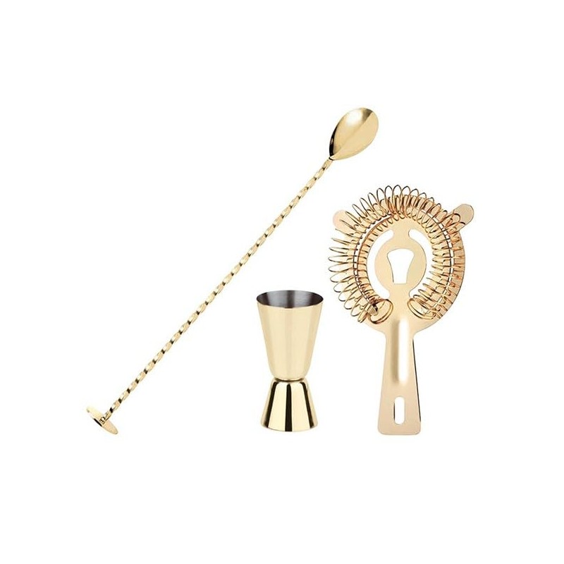 Things Remembered Cabana Boy Bar Tool 3pc Gift Set