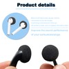 100Pcs Earphone Sponge Mesh Cushion Pads,Replacement Foam Earbud Earpad,Ear Earbuds