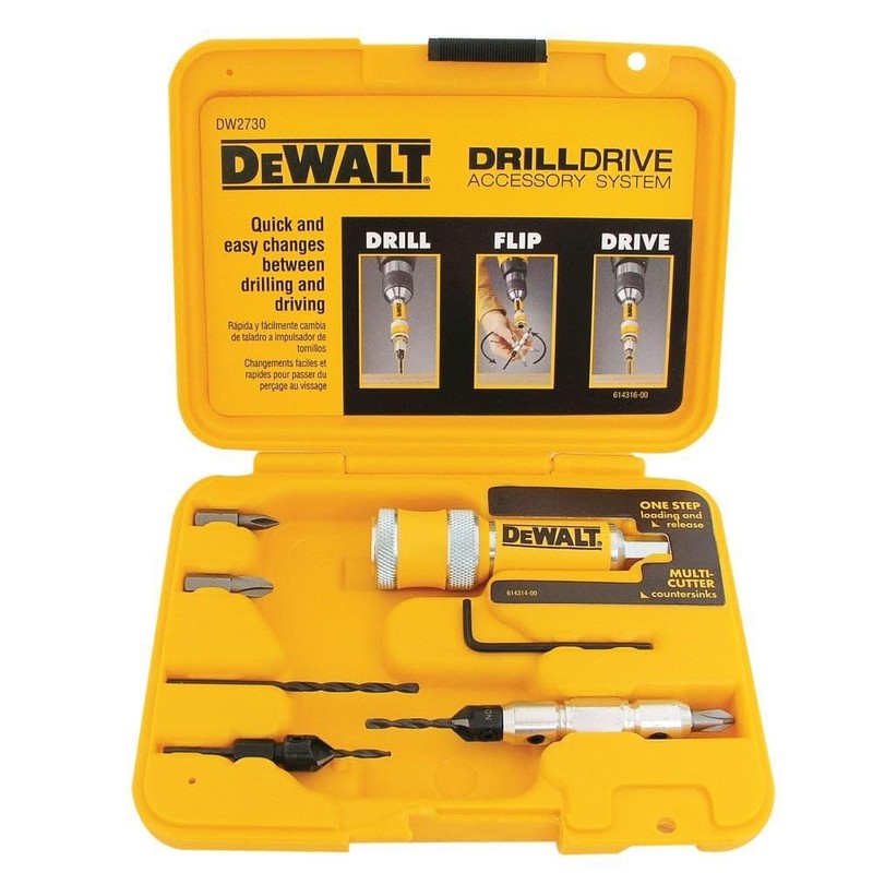 DEWALT Driver/Drill Bit Set, Quick Change, 8-Piece (DW2730)