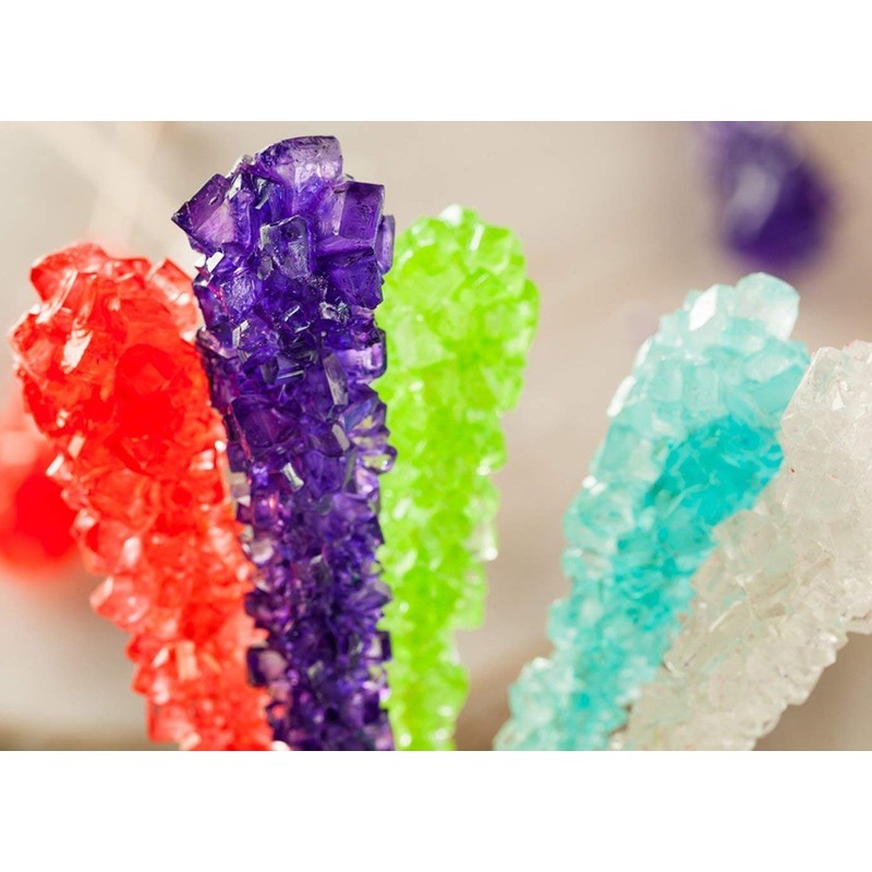 36 Extra Large Assorted Rock Candy Sticks: Espeez - Candy