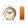 Jones Clocks® Venus desk clock | Modern round design |