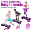 FIZCKEOM Exercise Workout Aerobic Step Platform Trainer, 31" Aerobic Stepper