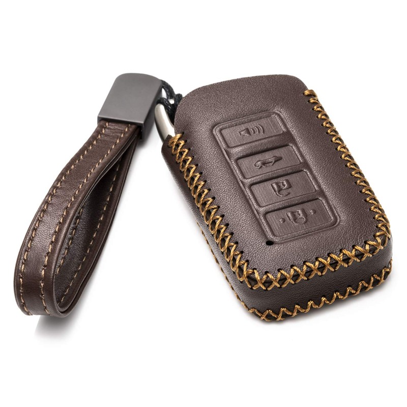 Vitodeco Genuine Leather Smart Key Fob Case Cover Protector Suitable