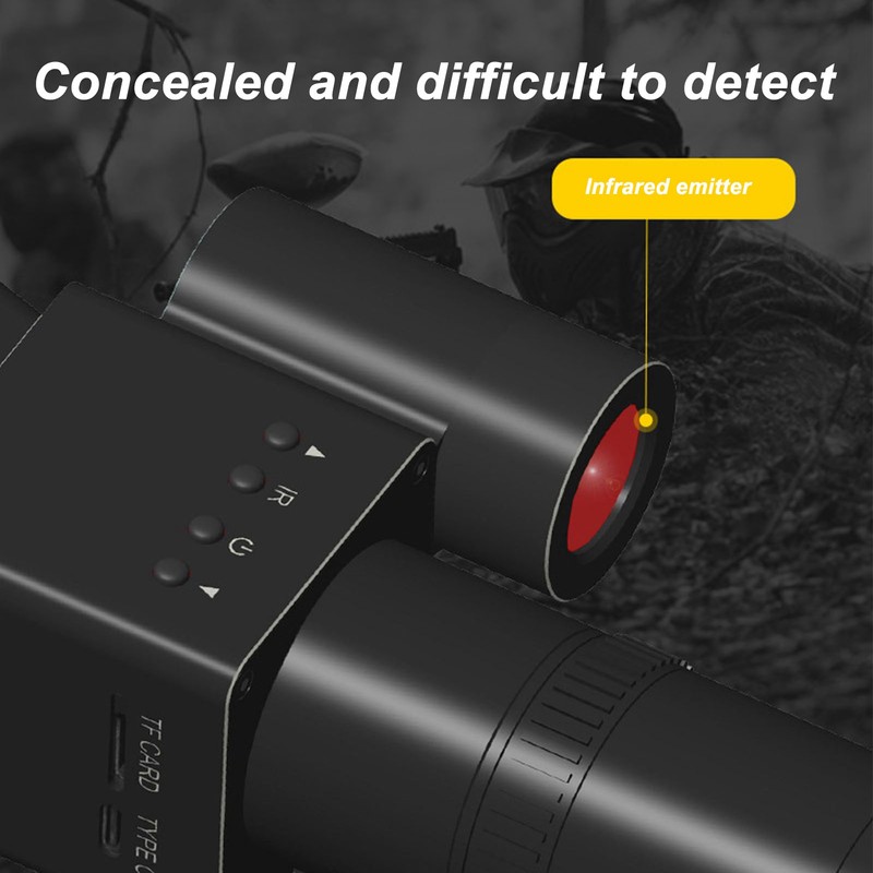 Night Vision Monocular HD Clear Accurate Color Display Infrared Monocular