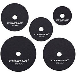 Cympad Beckendämpfer Moderator Super Set Beckenfilze mit keepdrum Fell-Dämpfer-Pads