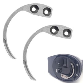 SNOKAY 2 Pcs Handheld Detacher Hook Key Remover - Loss Prevention Manual Tag Unlocker - EAS Detacher - Silver Security Tag Accessories