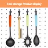 Nivithi Set of 50 J-Shape Pegboard Hooks Kit, Includes Peg
