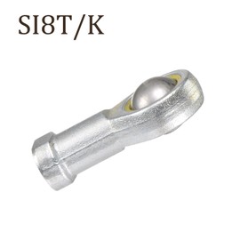 Kozelo Pack of 2 SI8T/K M8 Spherical Plain Bearings - [8 mm Bore, M8 x 1.25 Female Right Thread] Female Spherical Plain Bearing with Lock Nuts, 45# Carbon Steel