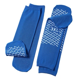 BARIATRIC SLIPPER SOCK NON SKID (3pk), 3X large, Blue, Blue, Size 3X large