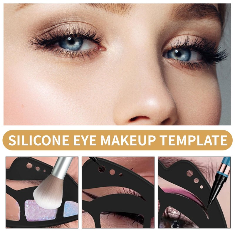 atnayo 2PCS Eyeshadow Stencils, Eyeshadow Stencil Tool for Eyes