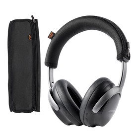 Desing Wish QuietComfort Ultra Headband Cover Compatible with Bose QuietComfort Ultra Headphones Thicker Sports Fabric Replacement Headband Cushion Pad Cover Headphone Headband Protector (Black)