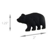 Marco Rustic Black Bear Drawer Pulls (Set of 2 Knobs)