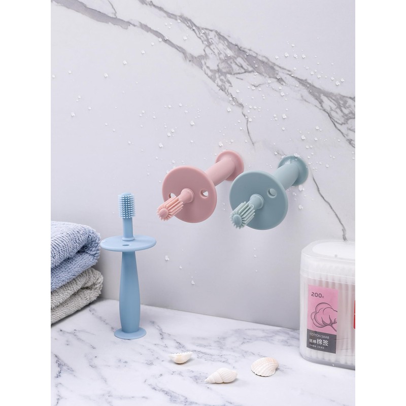 PandaEar 3 Pack Silicone Baby Toothbrush Teethers - Teething Toys